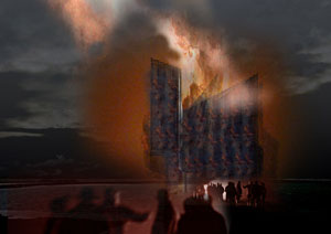 PAPA WESTRAY ORKNEY BONFIRE ARCHITECTURAL COMPETITION